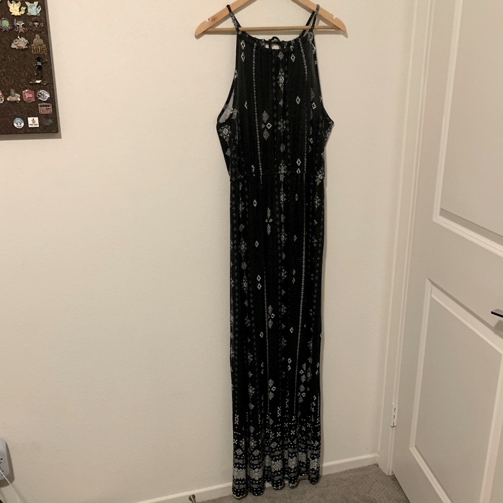 Black and White Maxi Dress